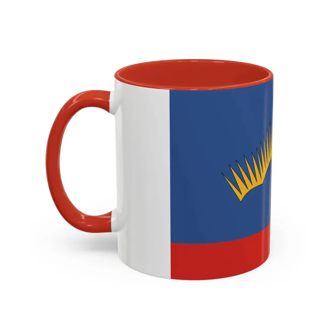 Flag of Murmansk Oblast Russia - Accent Coffee Mug - Go Mug Yourself