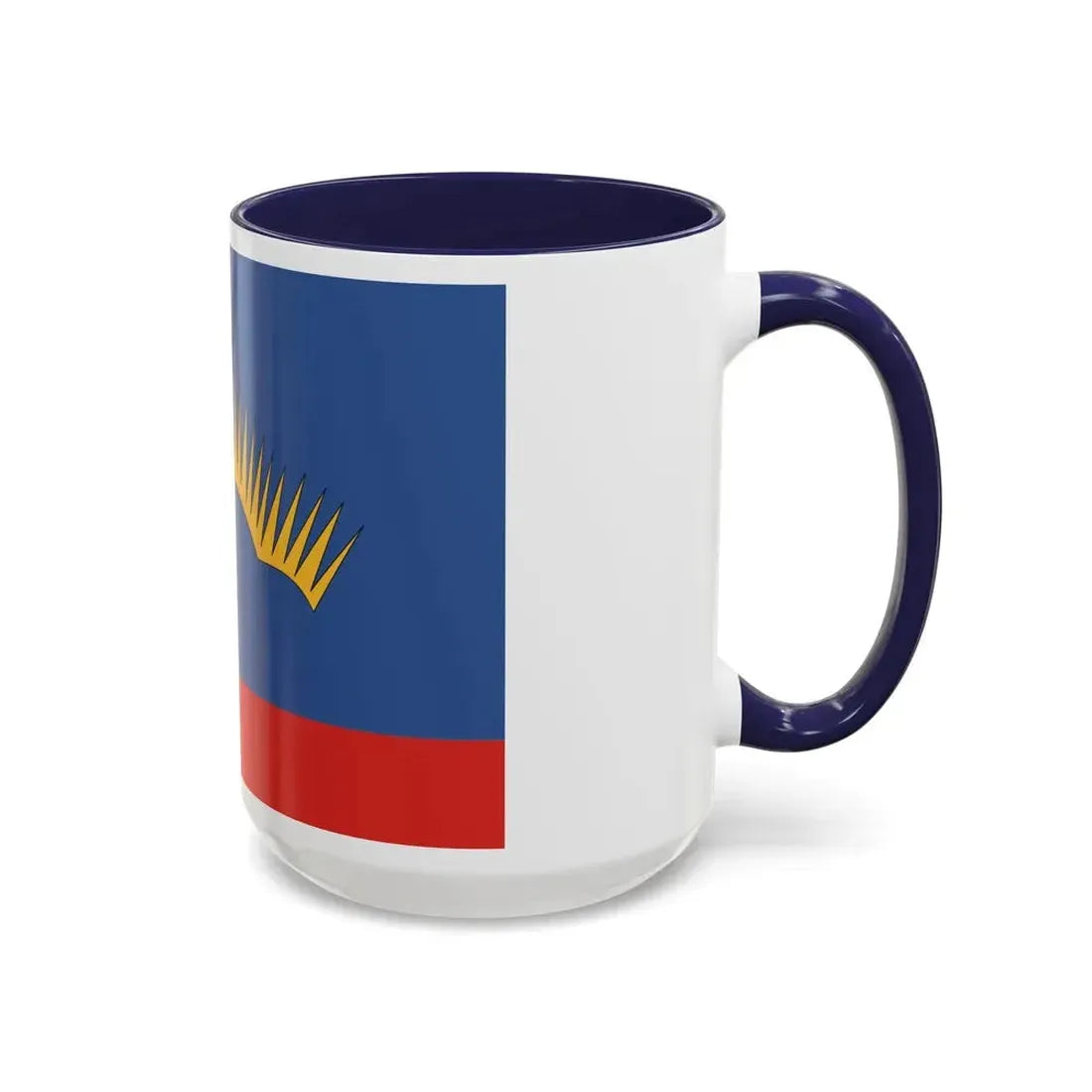 Flag of Murmansk Oblast Russia - Accent Coffee Mug - Go Mug Yourself