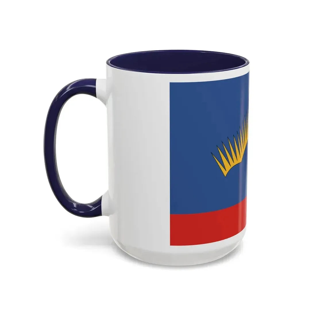 Flag of Murmansk Oblast Russia - Accent Coffee Mug - Go Mug Yourself