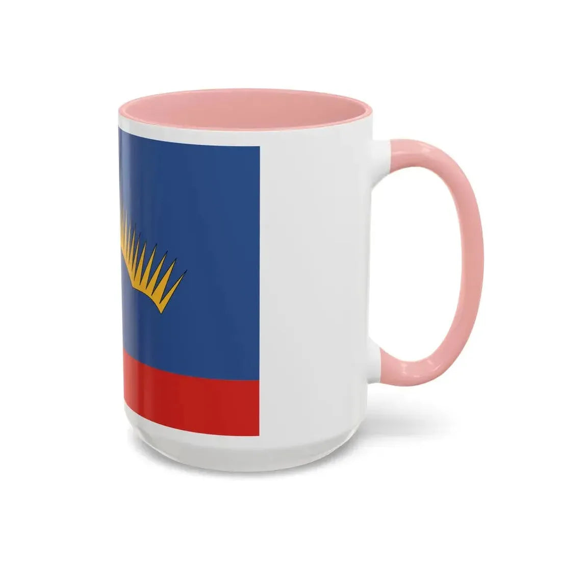 Flag of Murmansk Oblast Russia - Accent Coffee Mug - Go Mug Yourself