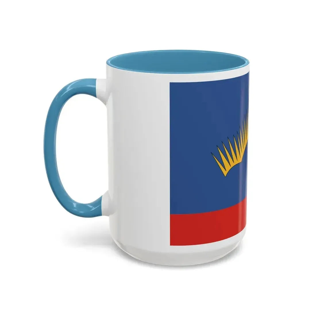 Flag of Murmansk Oblast Russia - Accent Coffee Mug - Go Mug Yourself