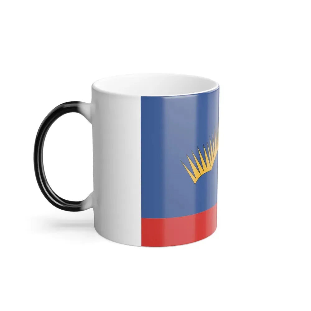 Flag of Murmansk Oblast Russia - Color Changing Coffee Mug - Go Mug Yourself