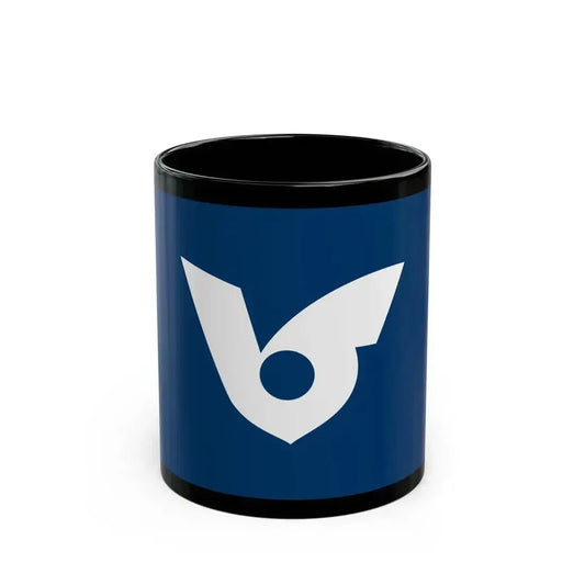 Flag of Musashimurayama Tokyo Japan - Black Coffee Mug 11oz - Go Mug Yourself