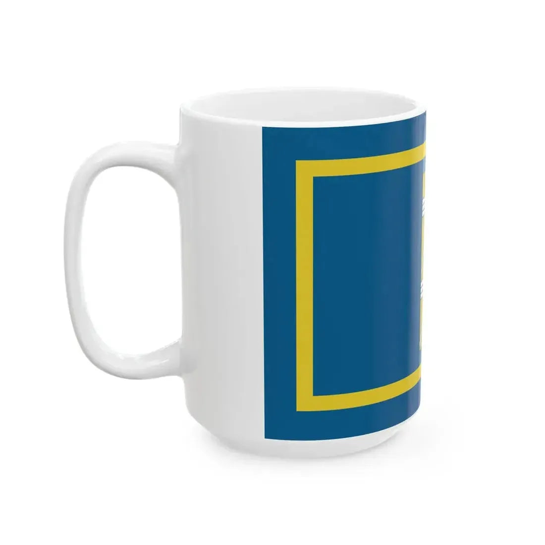 Flag of Mussolini as Capo del governo of Fascist Italy (Italy) White Coffee Mug - Go Mug Yourself