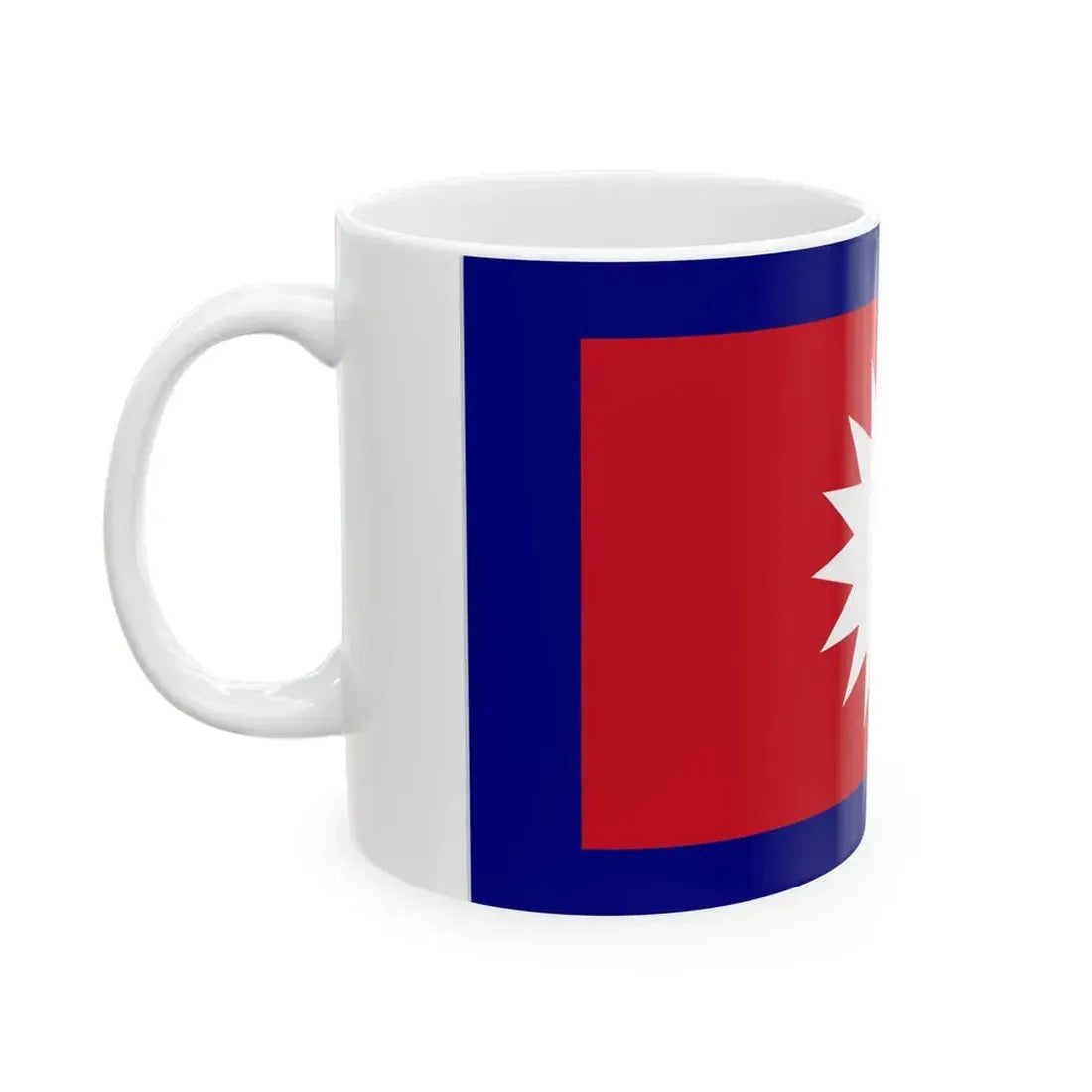 Flag of Mustang (Nepal) White Coffee Mug - Go Mug Yourself