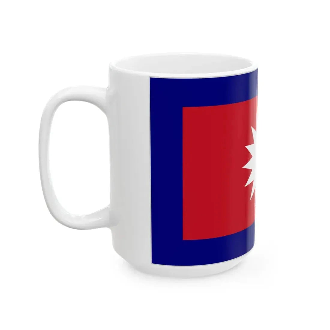 Flag of Mustang (Nepal) White Coffee Mug - Go Mug Yourself
