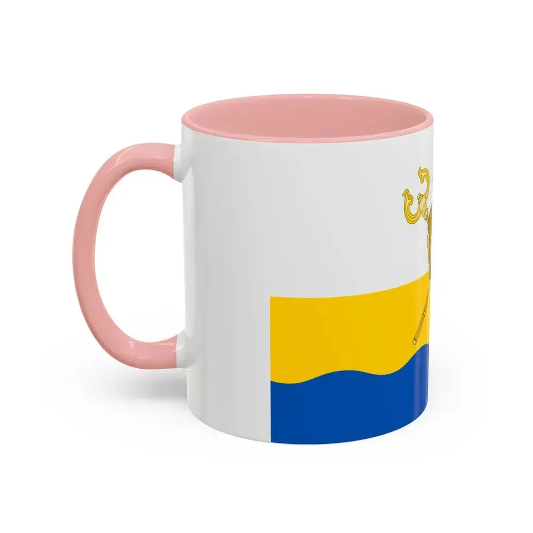 Flag of Mykolaiv Oblast Ukraine - Accent Coffee Mug - Go Mug Yourself