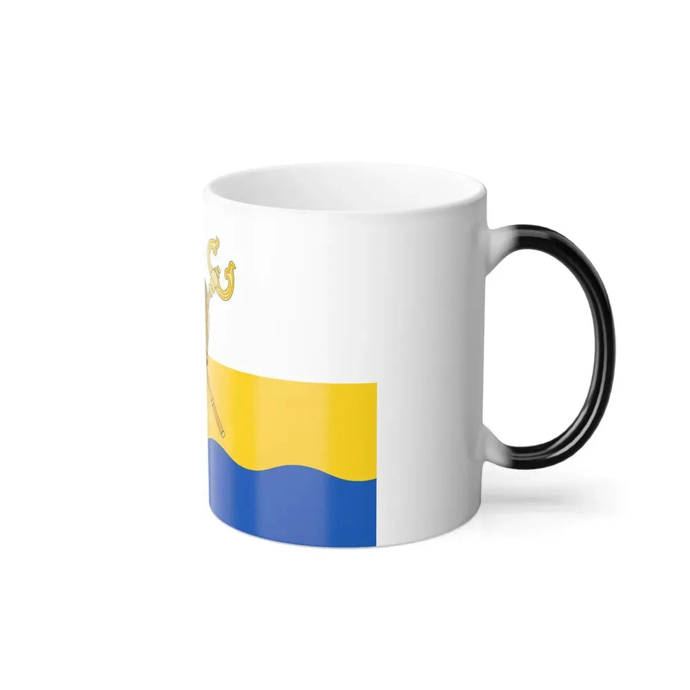 Flag of Mykolaiv Oblast Ukraine - Color Changing Coffee Mug - Go Mug Yourself