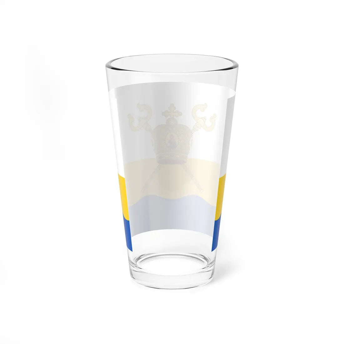 Flag of Mykolaiv Oblast (Ukraine) Pint Glass 16oz - Go Mug Yourself