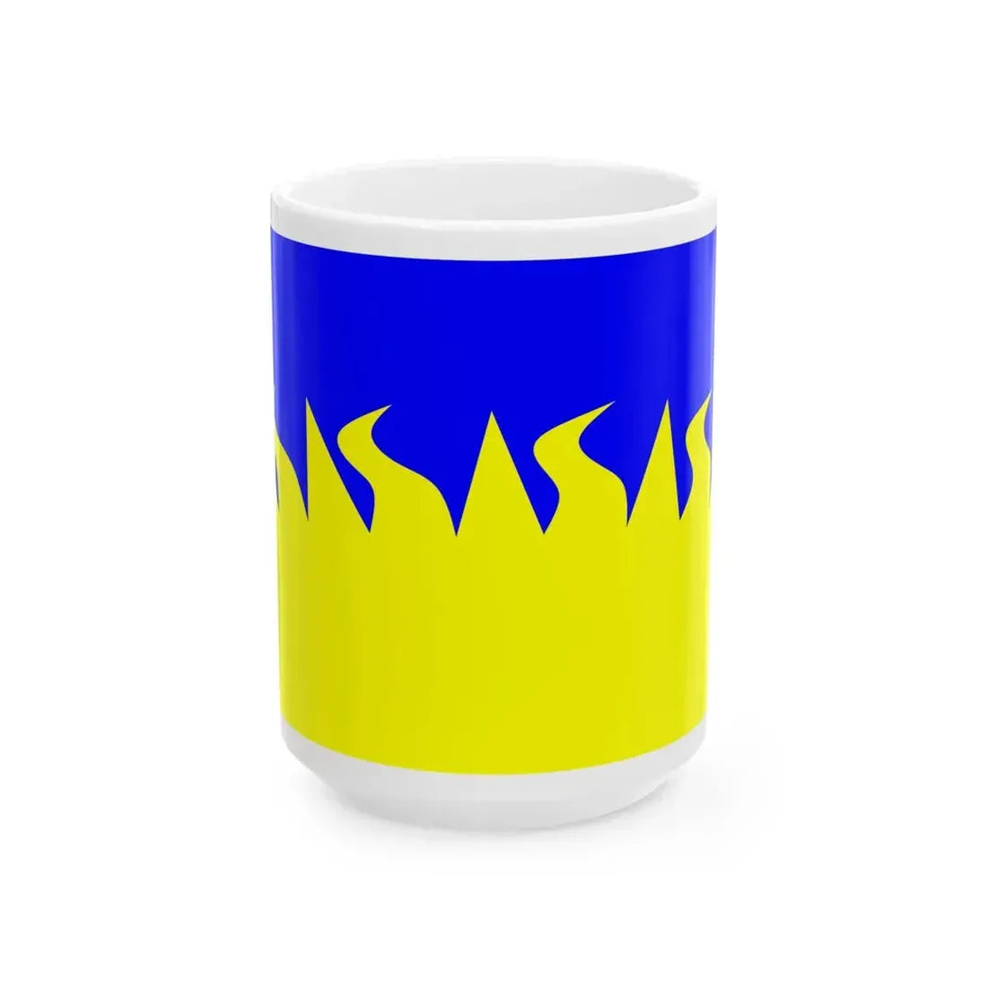 Flag of Nadur 1993-2000 (Malta) White Coffee Mug 15oz - Go Mug Yourself