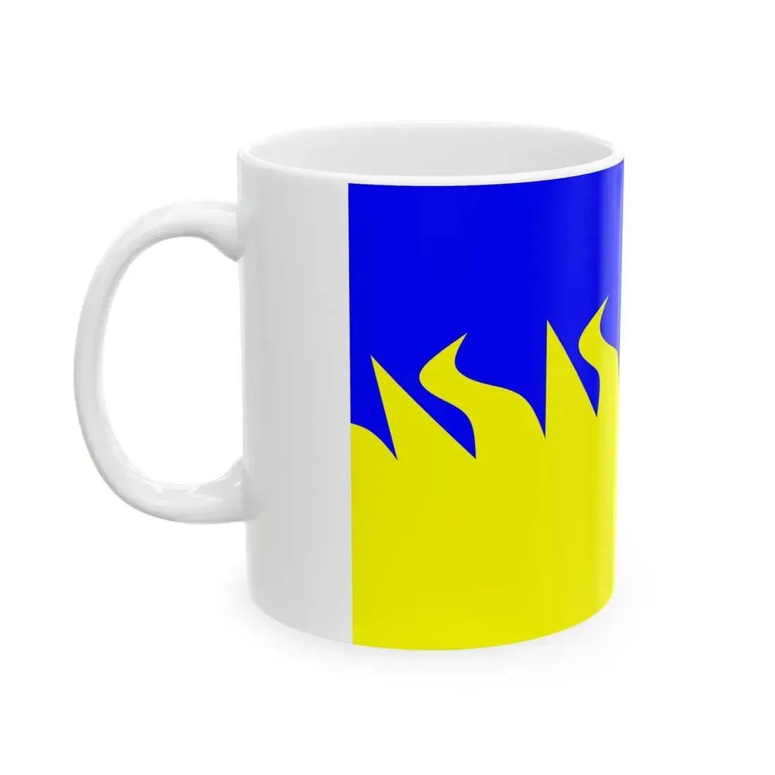 Flag of Nadur 1993-2000 (Malta) White Coffee Mug - Go Mug Yourself
