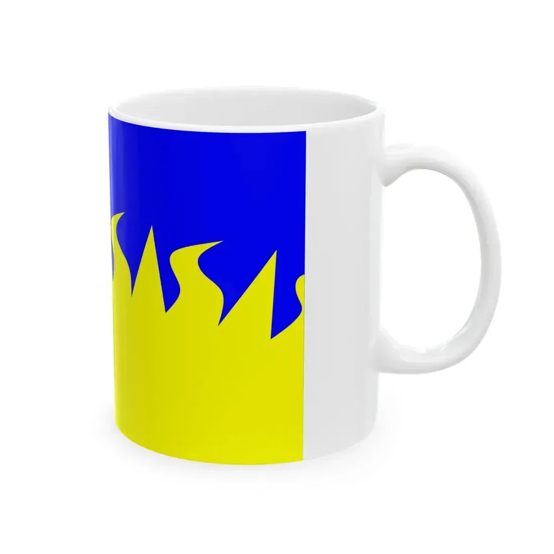 Flag of Nadur 1993-2000 (Malta) White Coffee Mug - Go Mug Yourself