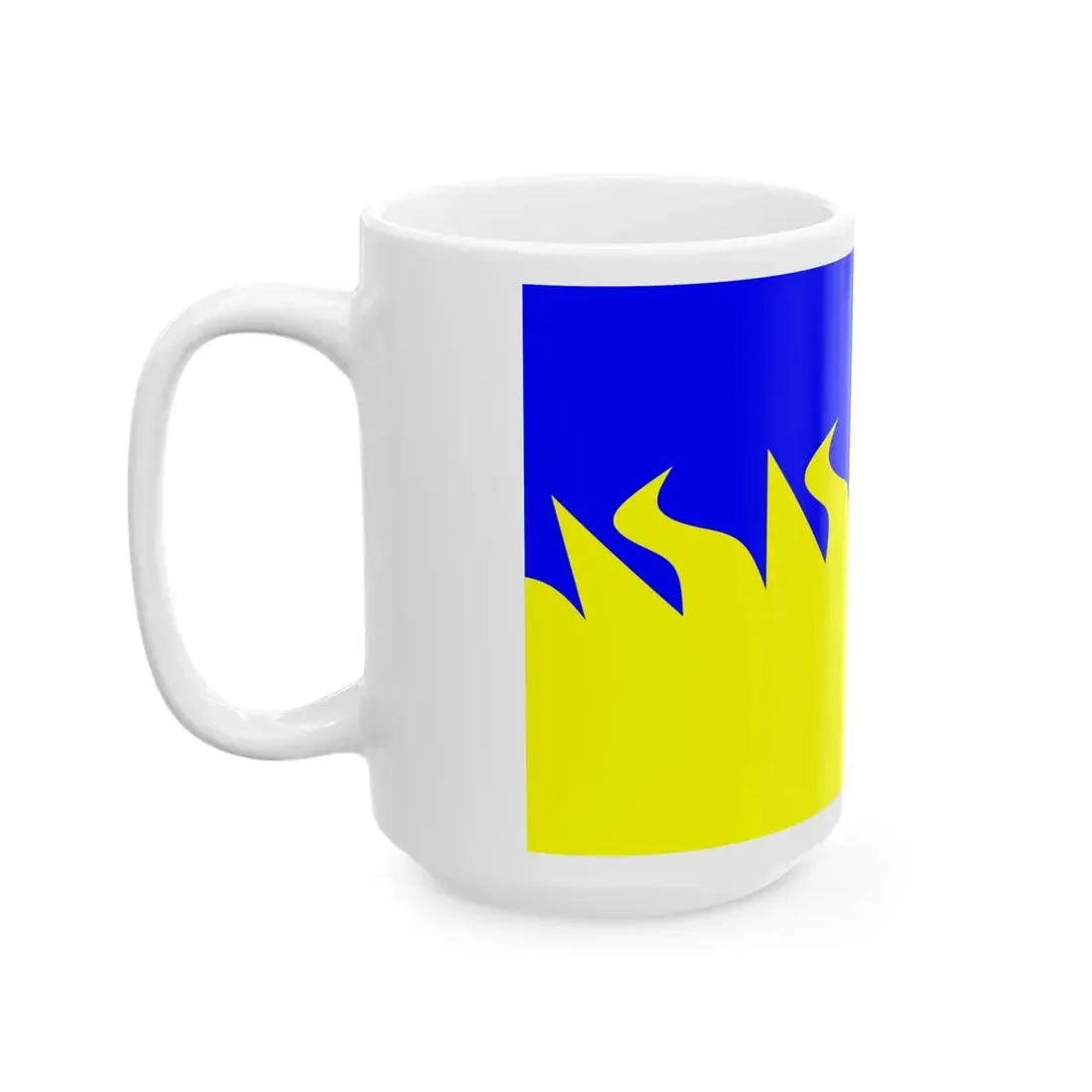 Flag of Nadur 1993-2000 (Malta) White Coffee Mug - Go Mug Yourself