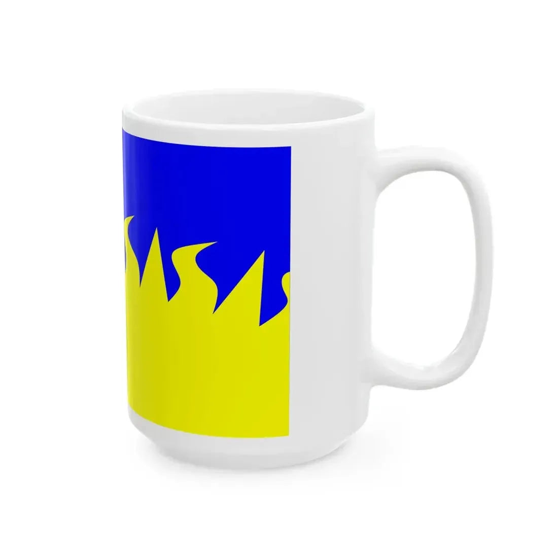 Flag of Nadur 1993-2000 (Malta) White Coffee Mug - Go Mug Yourself