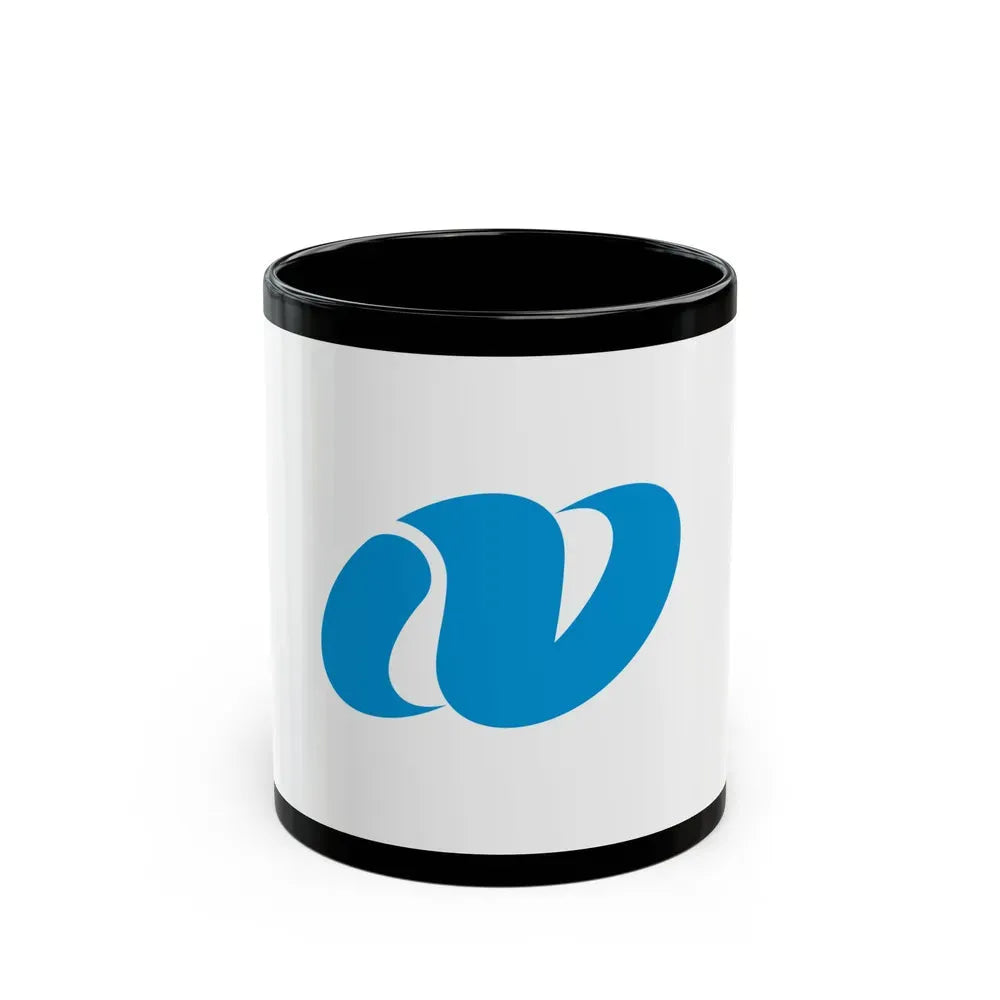 Flag of Nagasaki Prefecture Japan - Black Coffee Mug 11oz - Go Mug Yourself