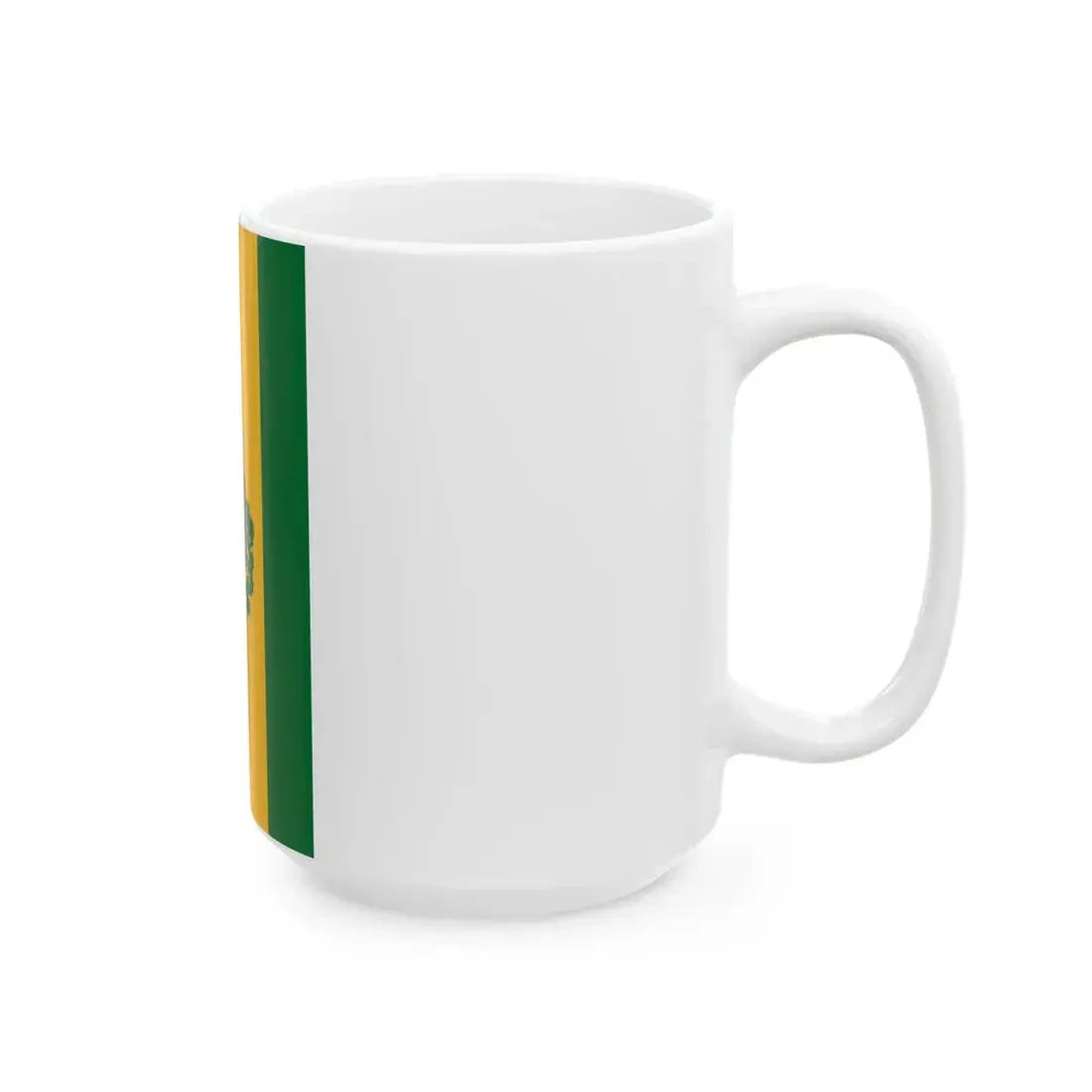 Flag of Nagybajom vertical (Hungary) White Coffee Mug - Go Mug Yourself