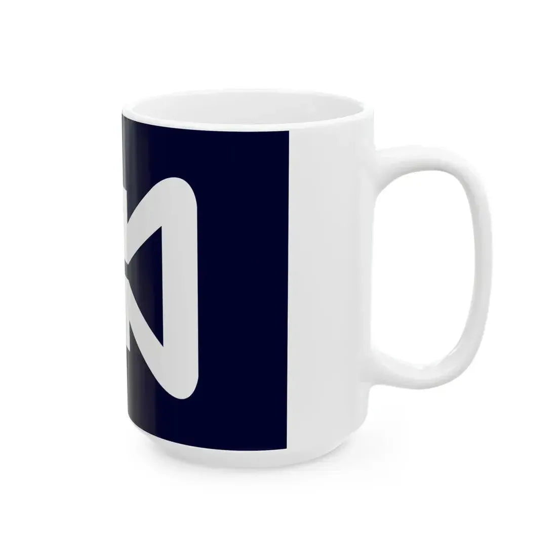 Flag of Nakajima Fukushima (Japan) White Coffee Mug - Go Mug Yourself