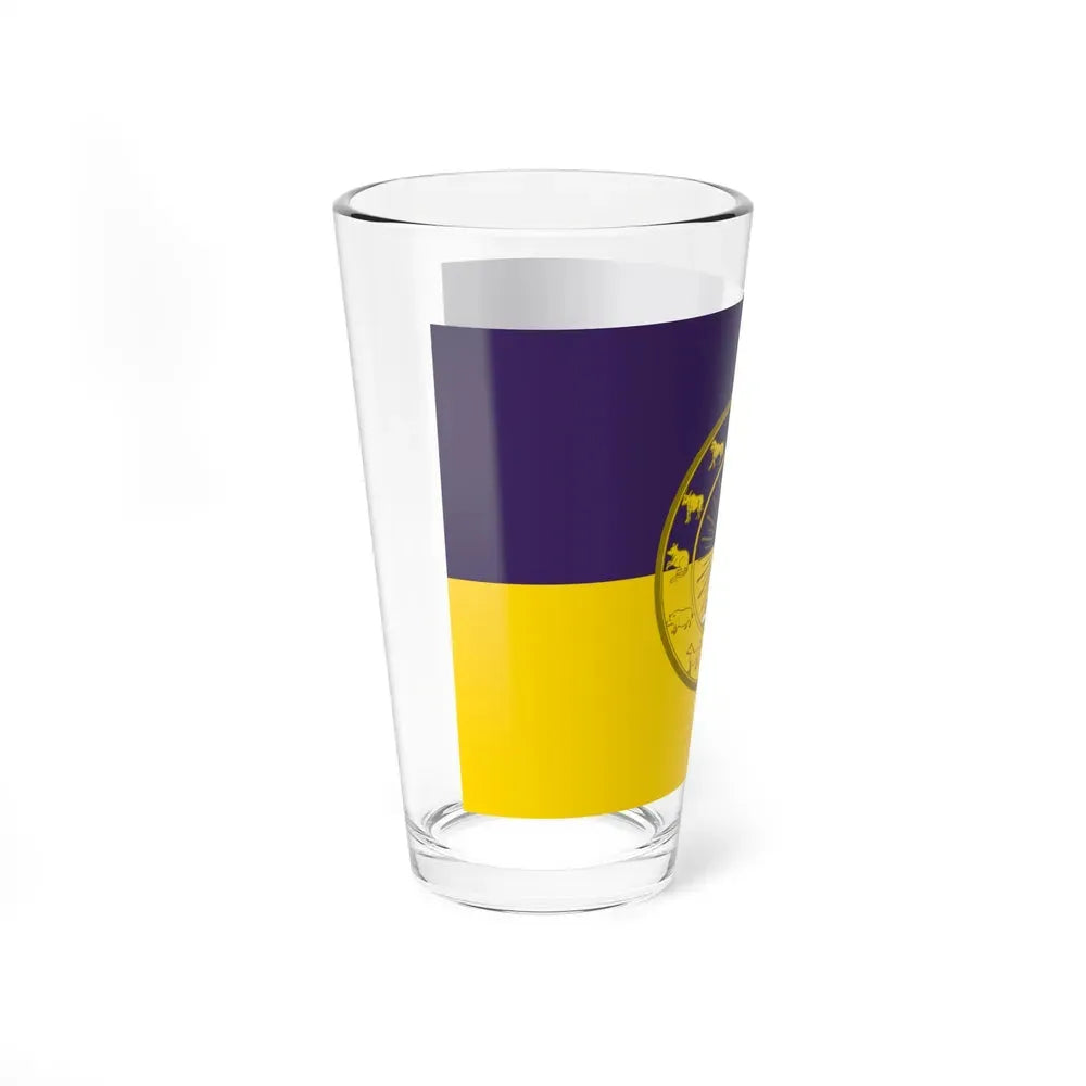 Flag of Nakhon Si Thammarat Province Thailand - Pint Glass 16oz - Go Mug Yourself