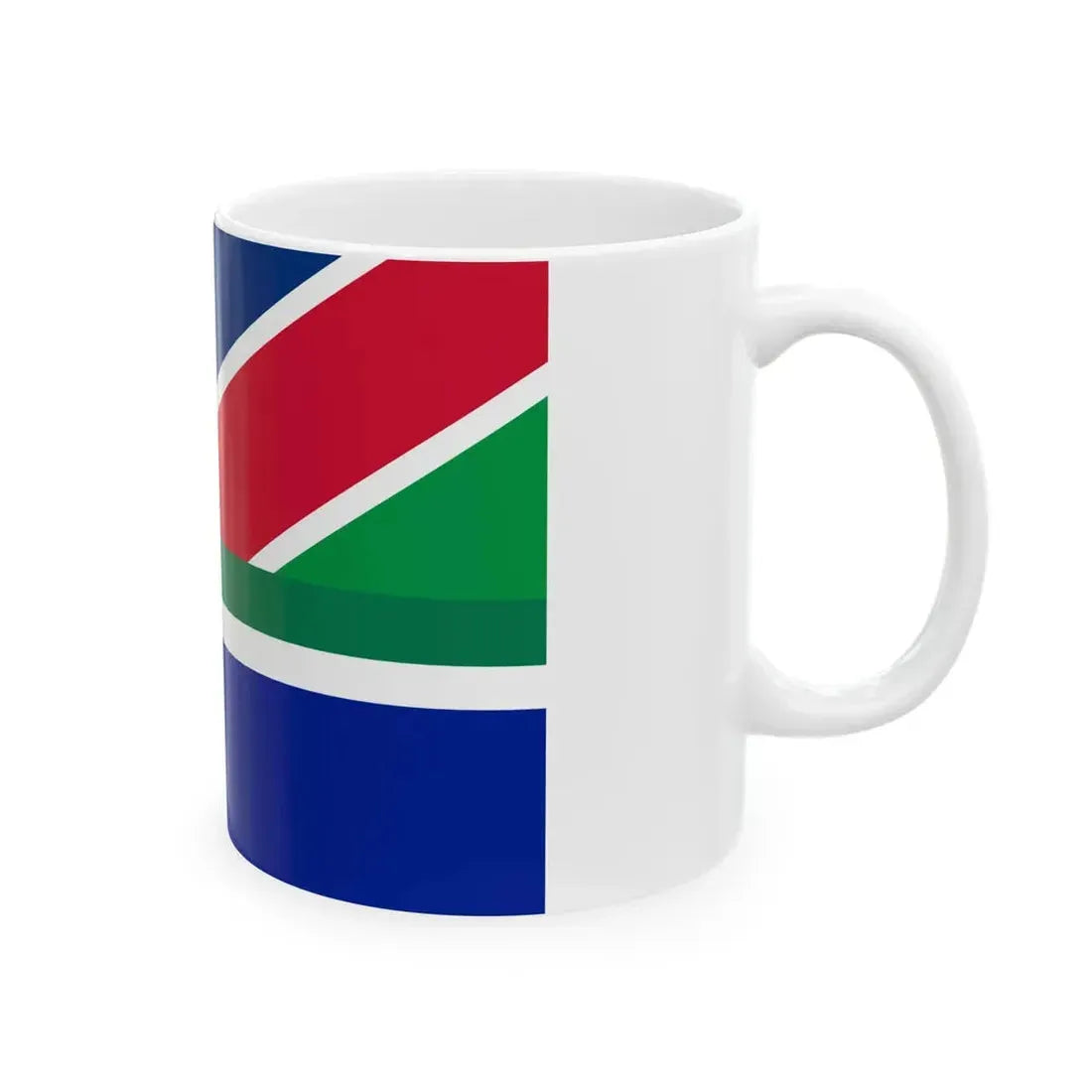 Flag of Namibia and South Africa (Namibia) White Coffee Mug - Go Mug Yourself