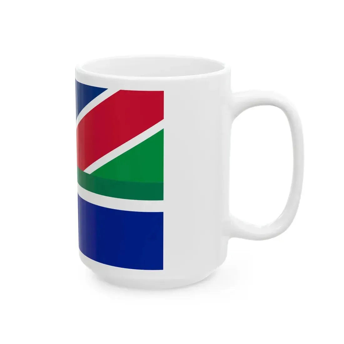 Flag of Namibia and South Africa (Namibia) White Coffee Mug - Go Mug Yourself