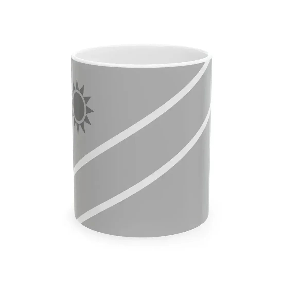 Flag of Namibia black and white (Namibia) White Coffee Mug 11oz - Go Mug Yourself