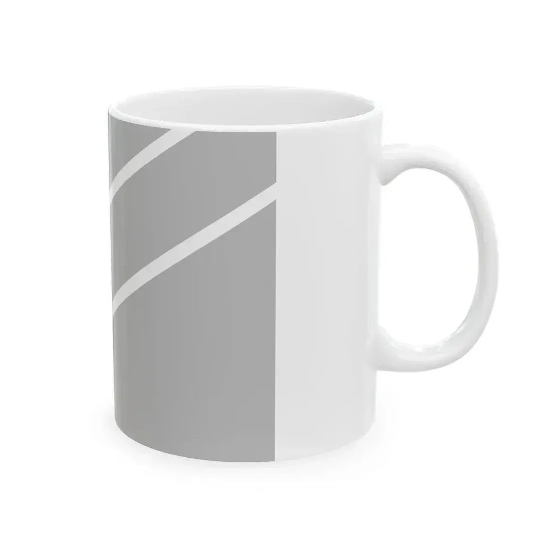 Flag of Namibia black and white (Namibia) White Coffee Mug - Go Mug Yourself