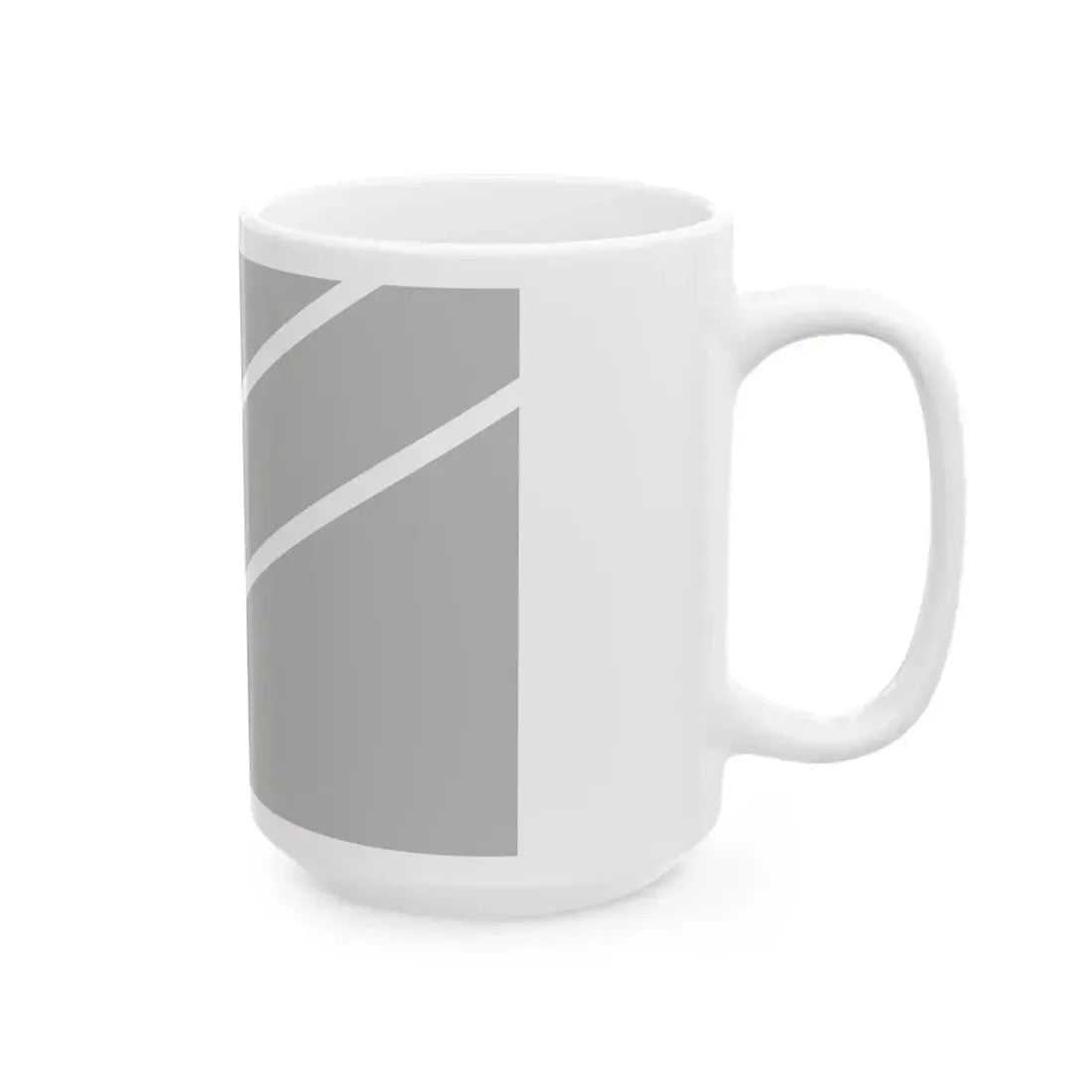 Flag of Namibia black and white (Namibia) White Coffee Mug - Go Mug Yourself