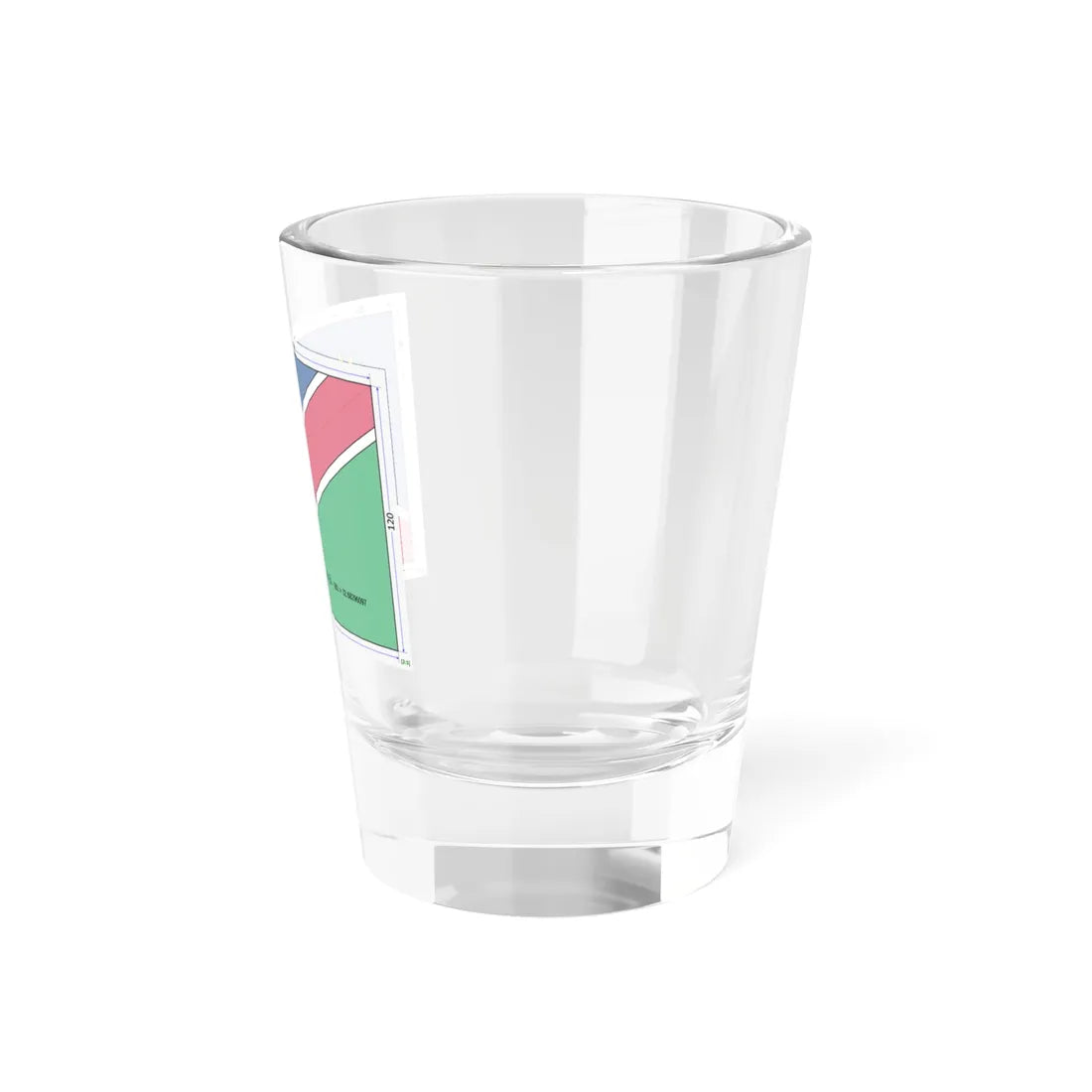 Flag of Namibia construction sheet (Namibia) Shot Glass 1.5oz - Go Mug Yourself