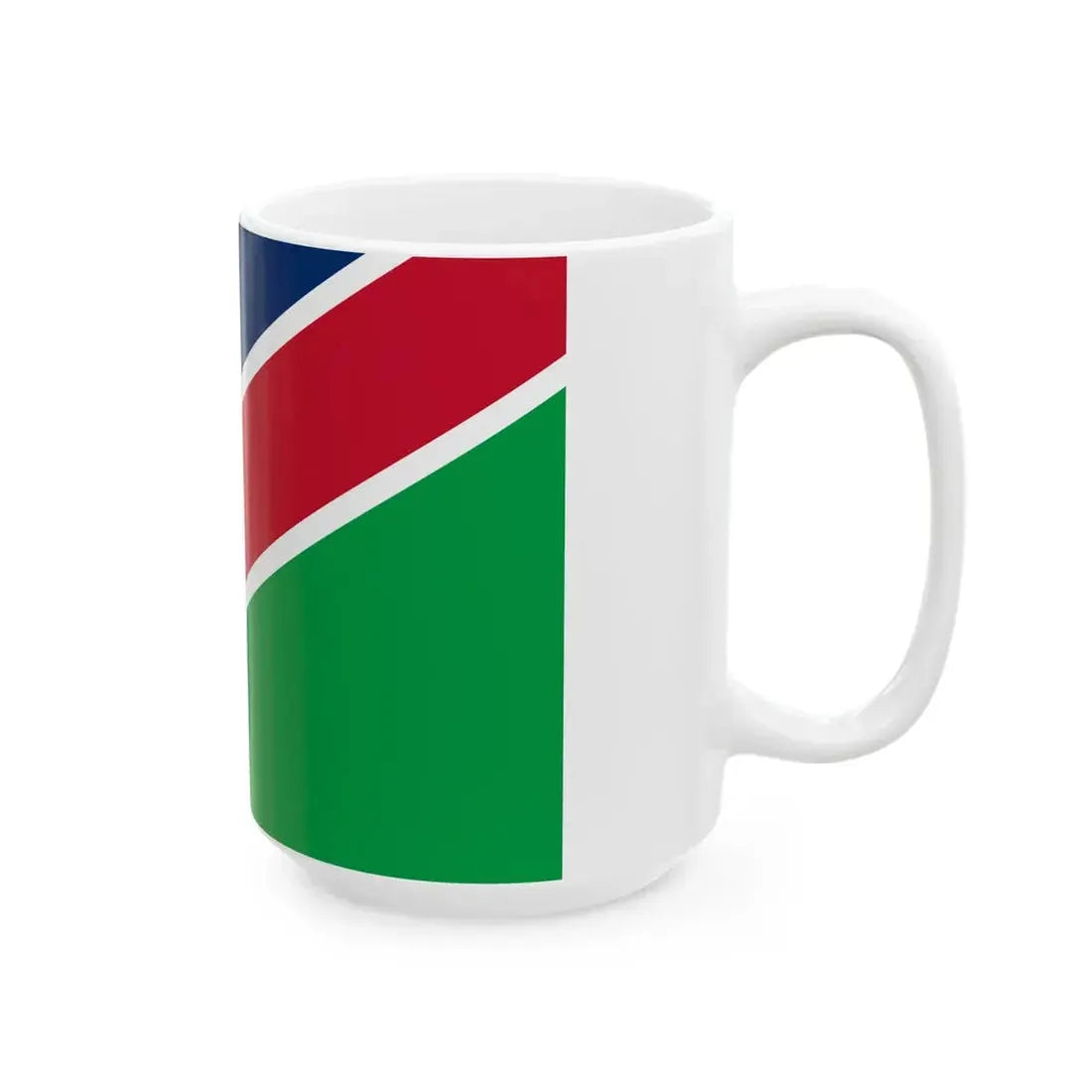 Flag of Namibia (Namibia) White Coffee Mug - Go Mug Yourself