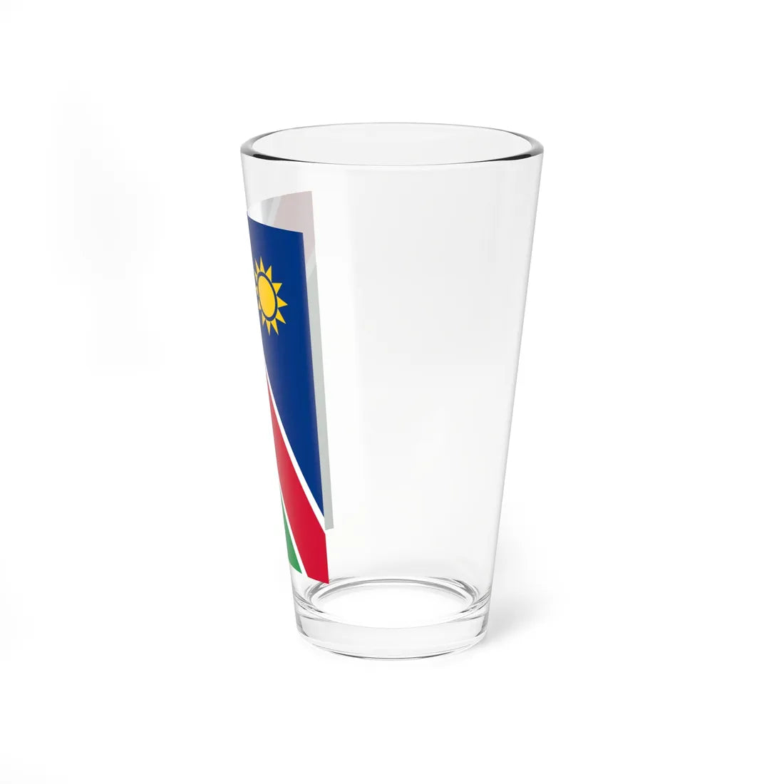 Flag of Namibia vertical (Namibia) Pint Glass 16oz - Go Mug Yourself