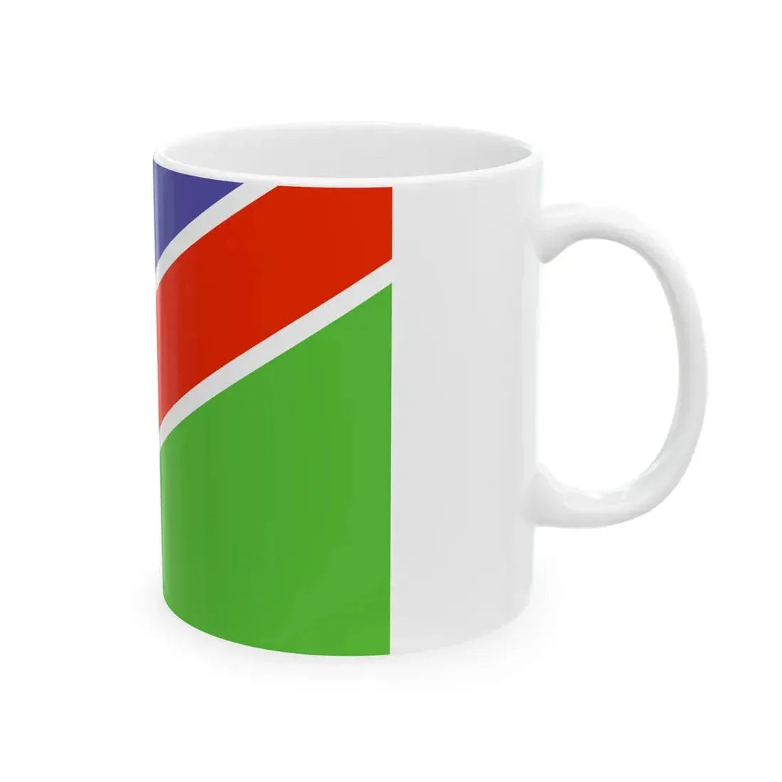 Flag of Namibia WFB 2000 (Namibia) White Coffee Mug - Go Mug Yourself