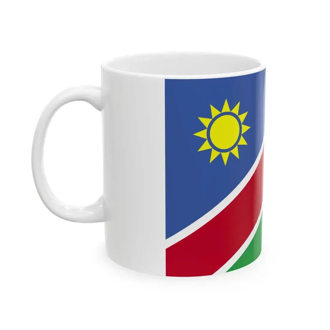 Flag of Namibia WFB 2004 (Namibia) White Coffee Mug - Go Mug Yourself