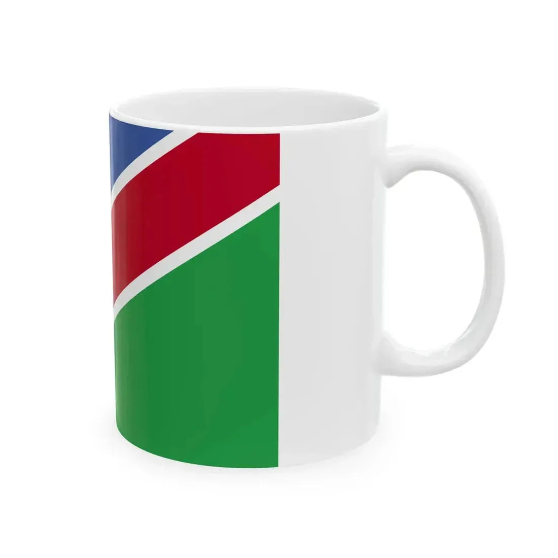 Flag of Namibia WFB 2004 (Namibia) White Coffee Mug - Go Mug Yourself