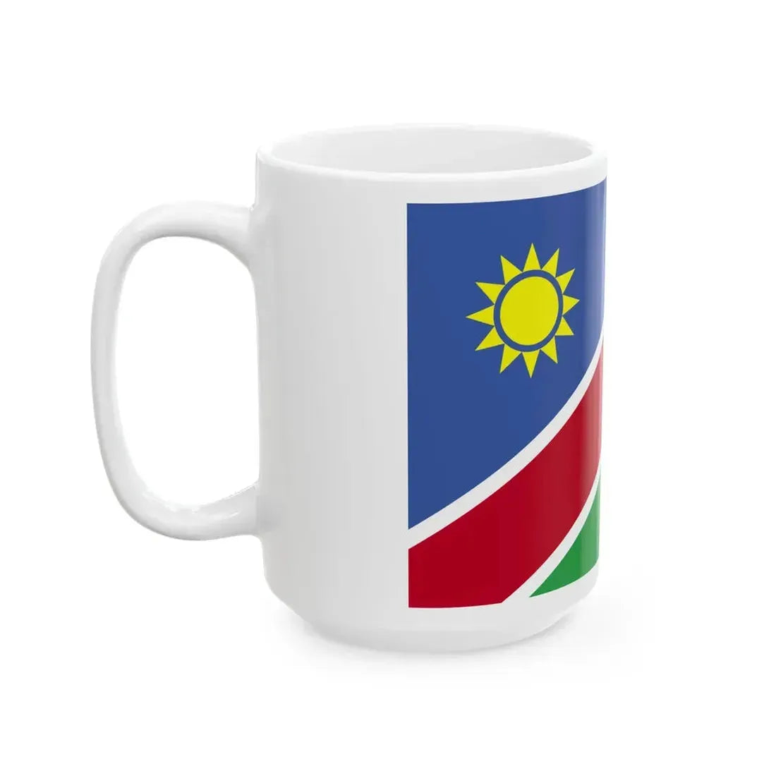 Flag of Namibia WFB 2004 (Namibia) White Coffee Mug - Go Mug Yourself