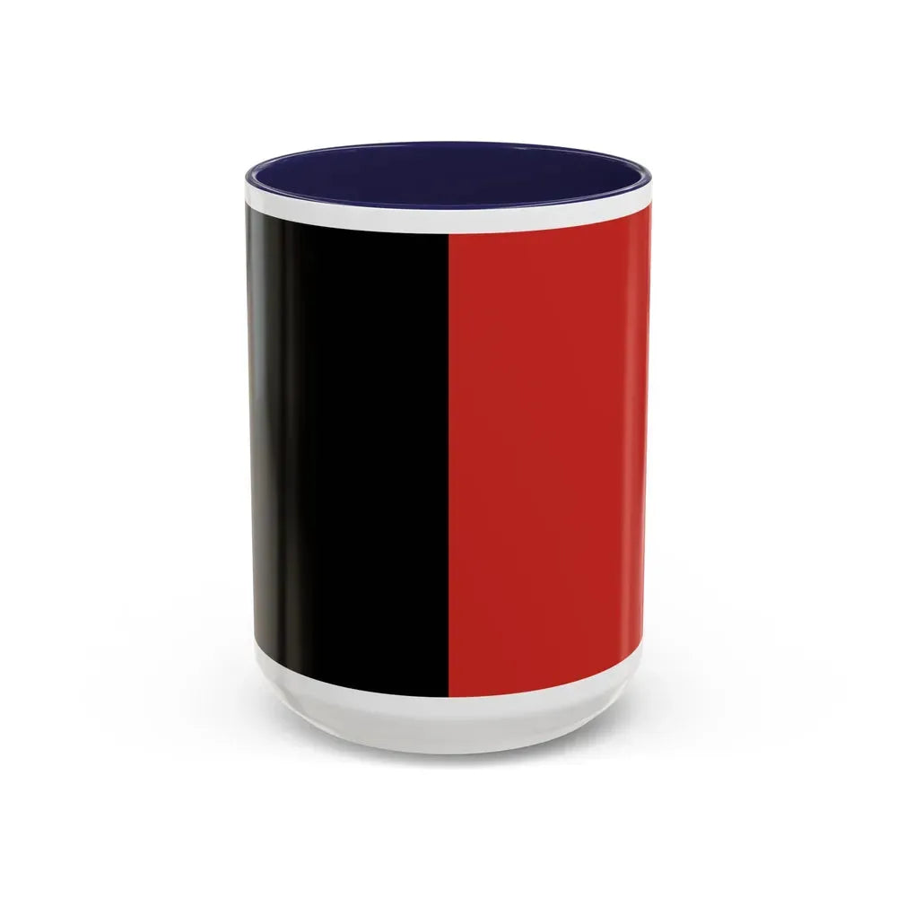 Flag of Namur Belgium - Accent Coffee Mug 15oz Navy - Go Mug Yourself