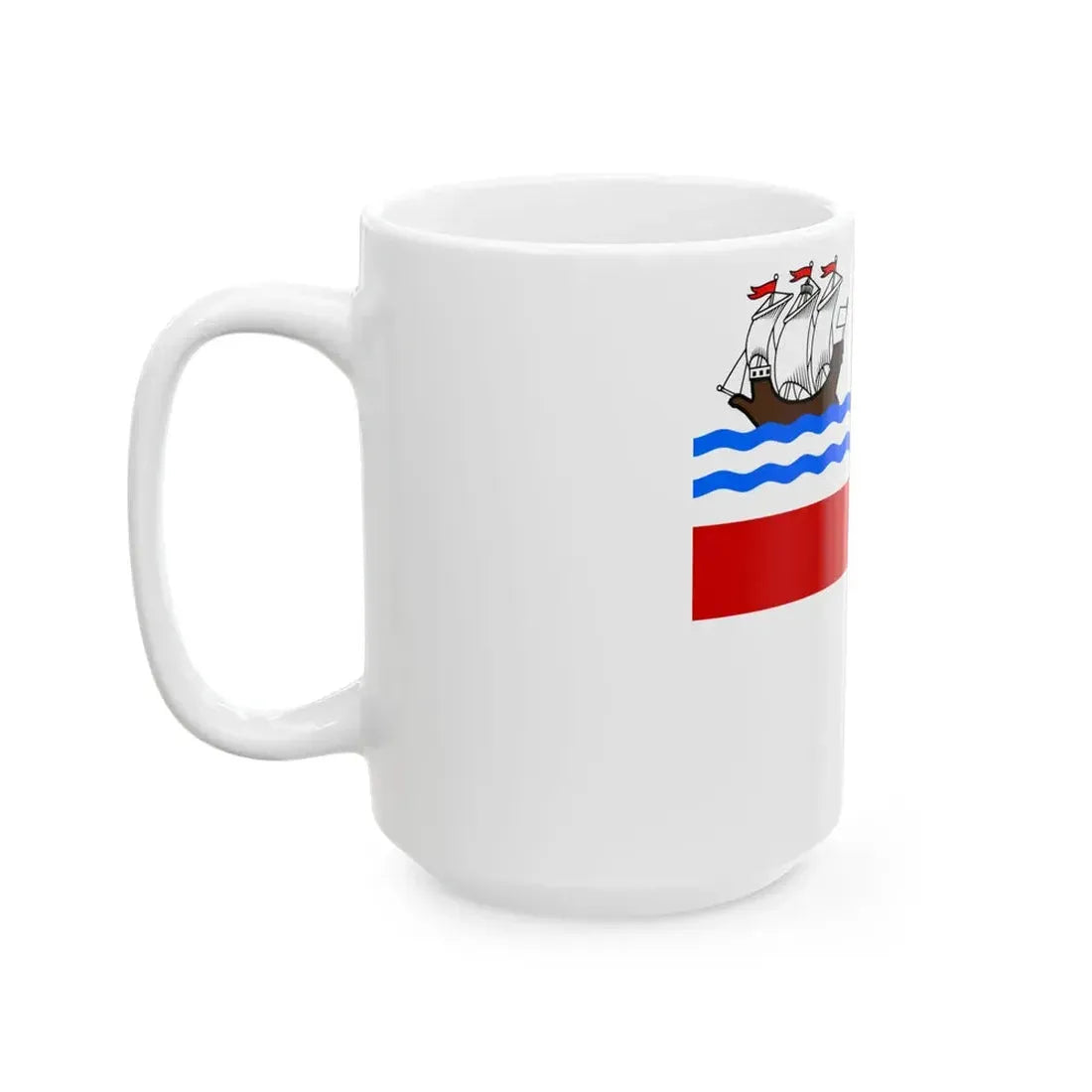 Flag of Nanaimo Canada (Canada) White Coffee Mug - Go Mug Yourself