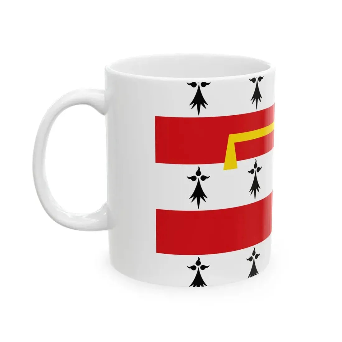 Flag of Nandrin (Belgium) White Coffee Mug - Go Mug Yourself