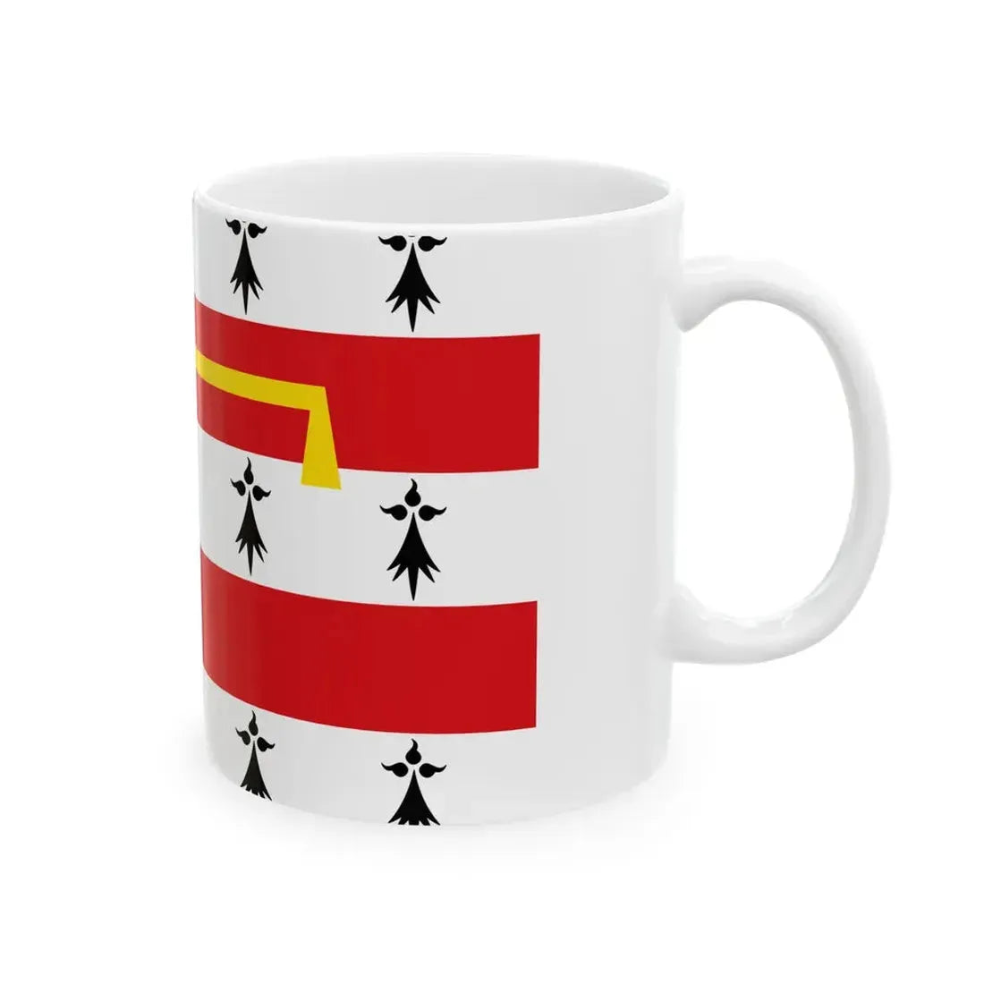 Flag of Nandrin (Belgium) White Coffee Mug - Go Mug Yourself