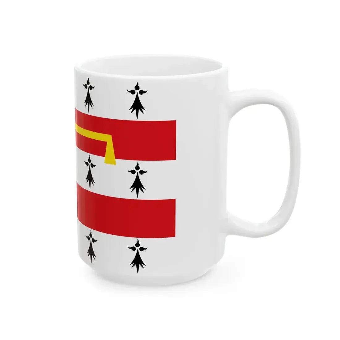 Flag of Nandrin (Belgium) White Coffee Mug - Go Mug Yourself