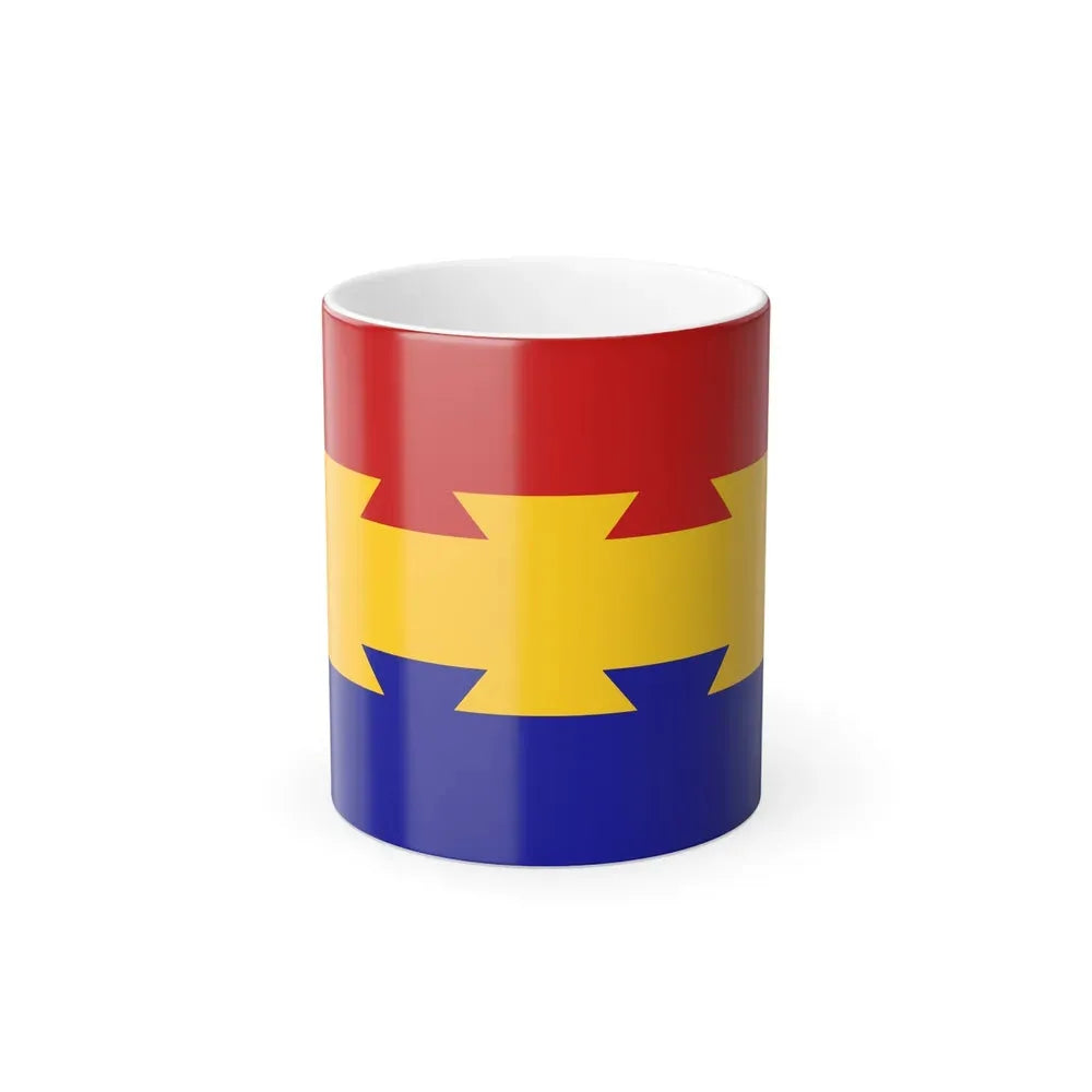 Flag of Nanticoke, Pennsylvania - Color Changing Coffee Mug 11oz - Go Mug Yourself