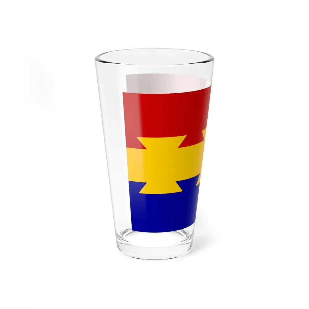 Flag of Nanticoke, Pennsylvania - Pint Glass 16oz - Go Mug Yourself