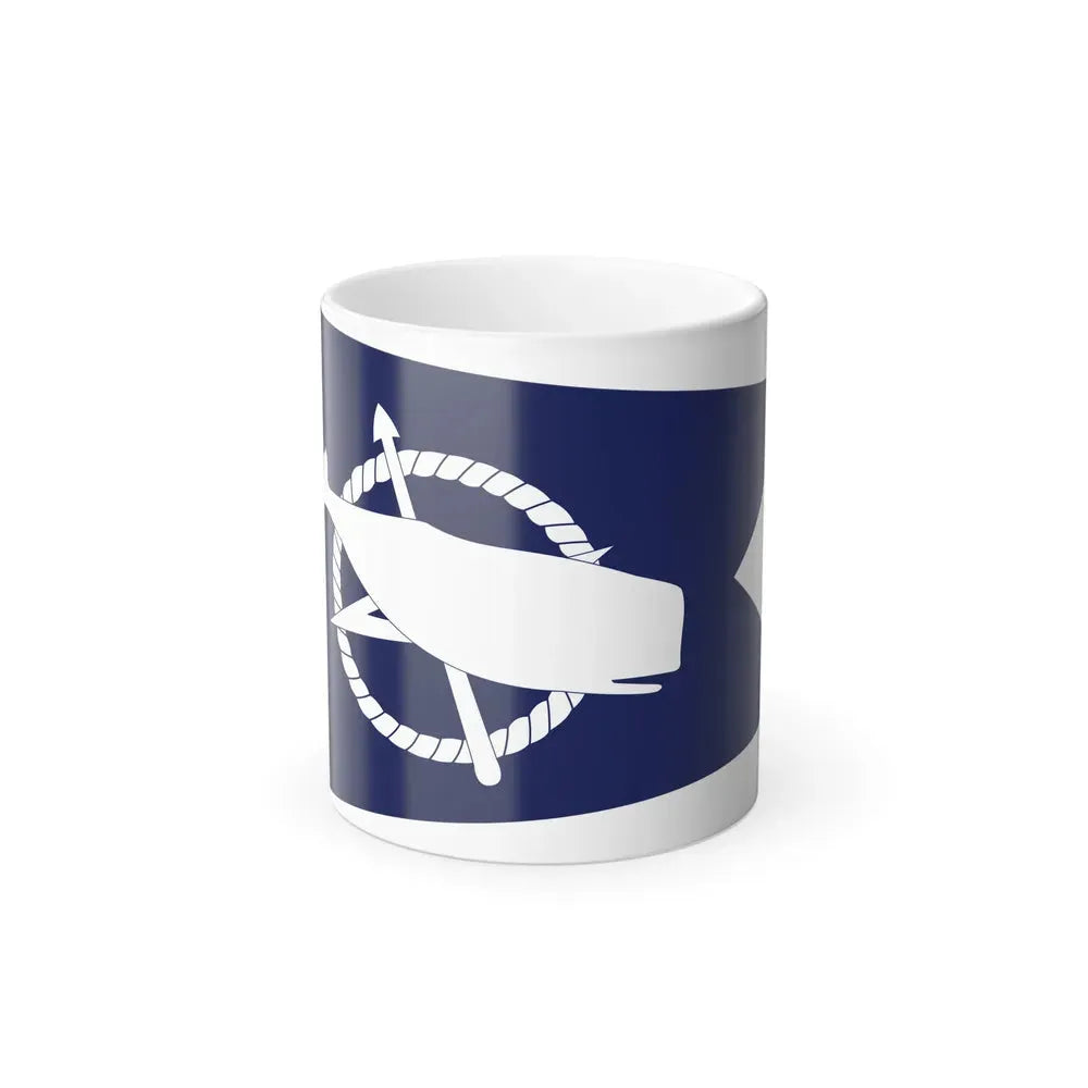 Flag of Nantucket, Massachusetts - Color Changing Coffee Mug 11oz - Go Mug Yourself