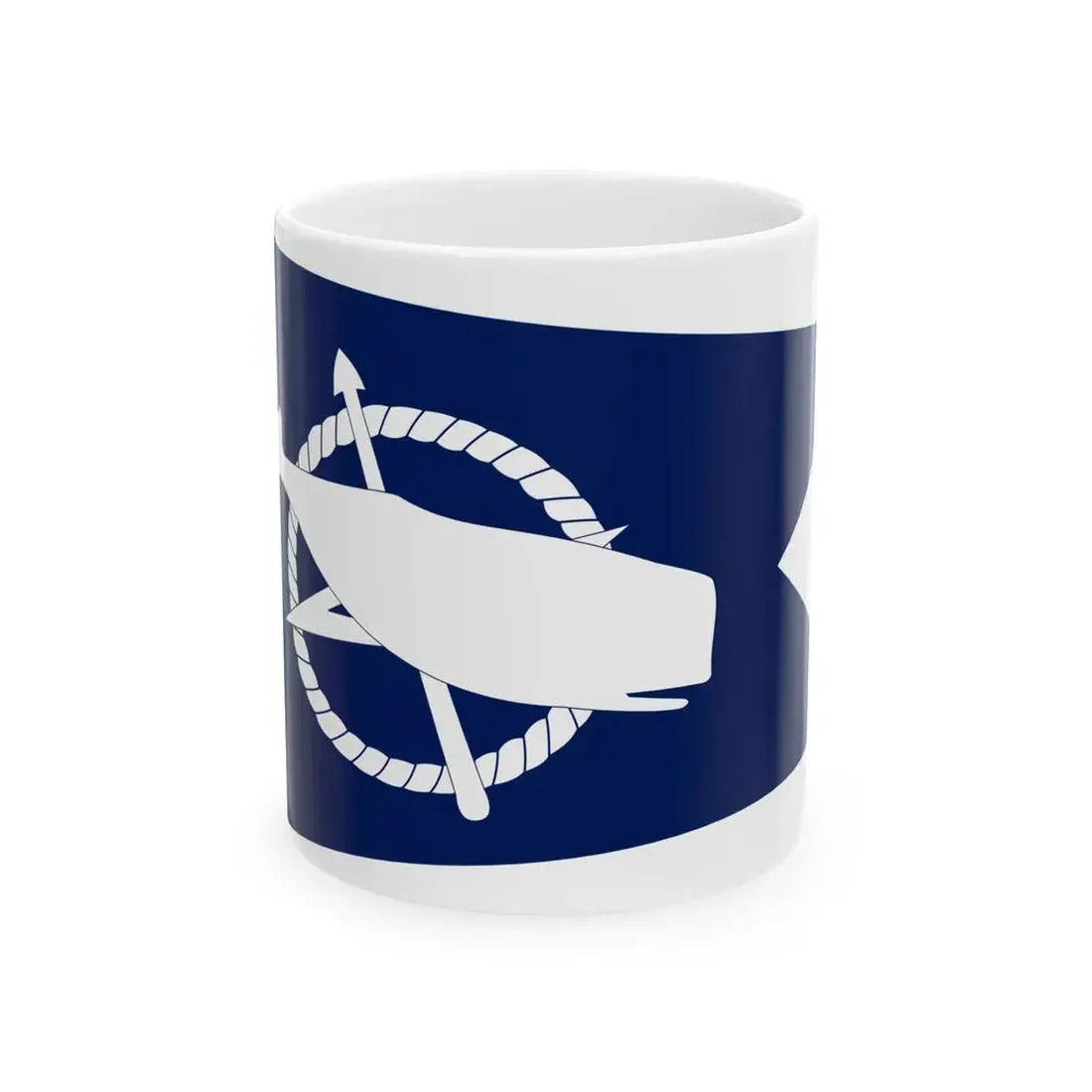 Flag of Nantucket Massachusetts (United States) White Coffee Mug 11oz - Go Mug Yourself