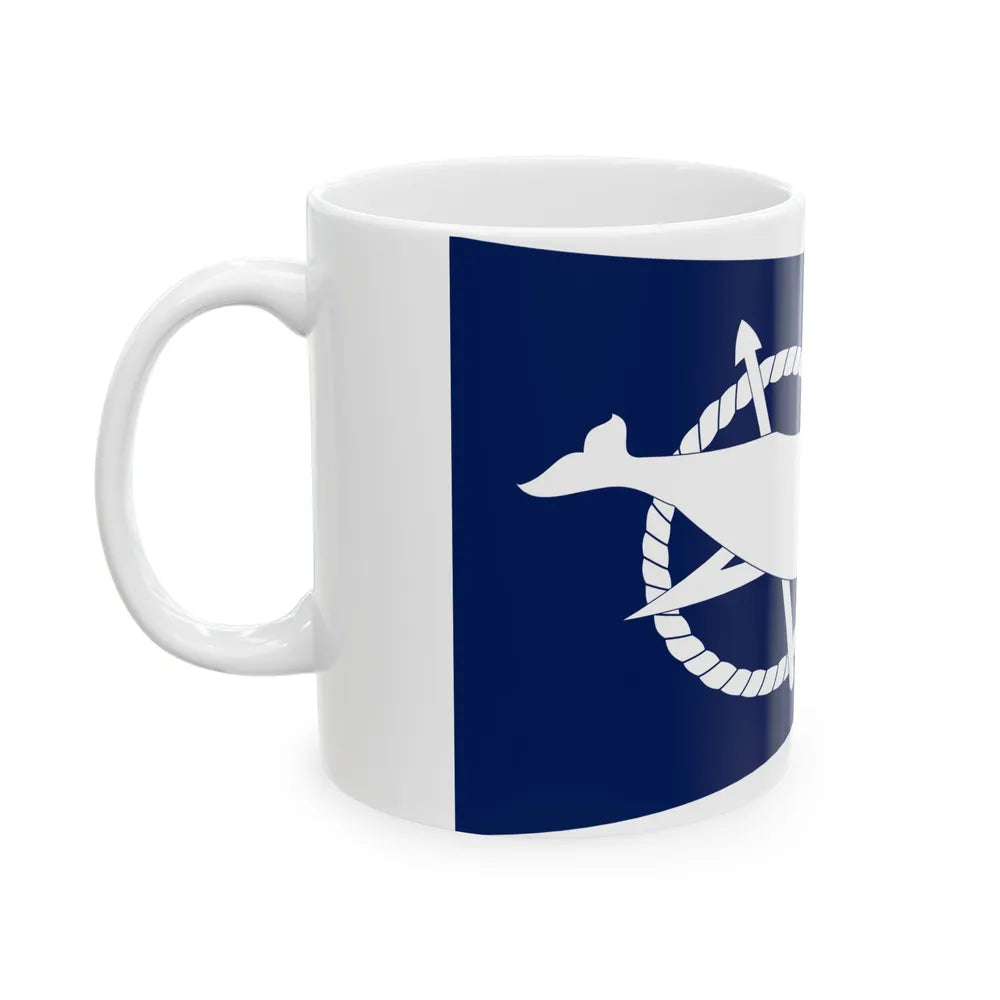 Flag of Nantucket Massachusetts (United States) White Coffee Mug - Go Mug Yourself