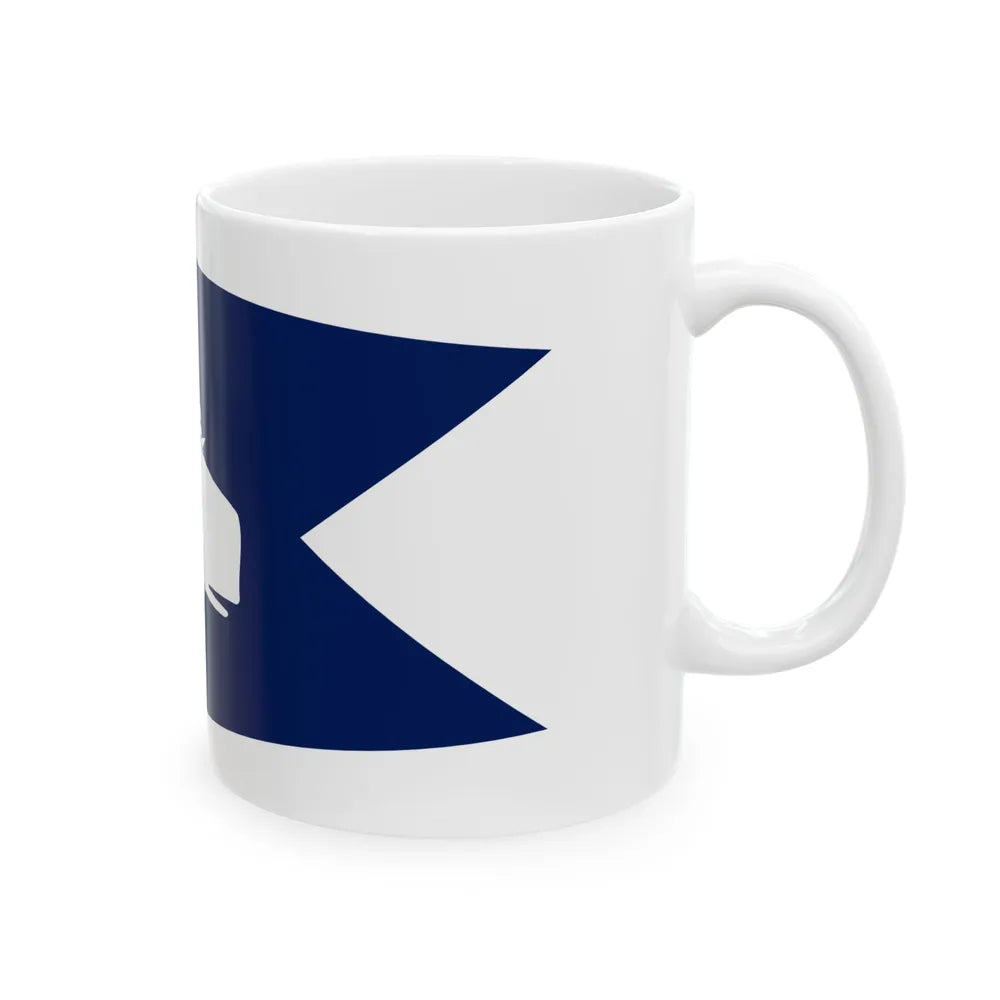 Flag of Nantucket Massachusetts (United States) White Coffee Mug - Go Mug Yourself