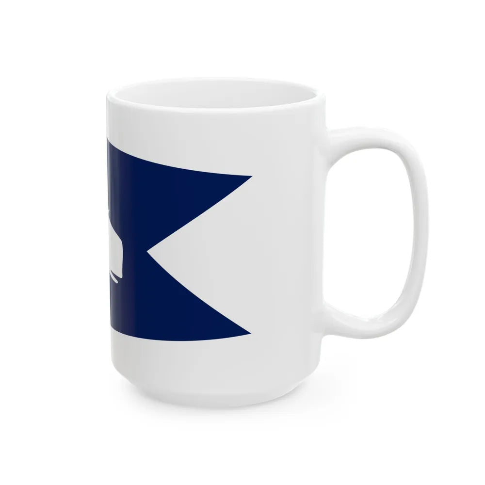 Flag of Nantucket Massachusetts (United States) White Coffee Mug - Go Mug Yourself