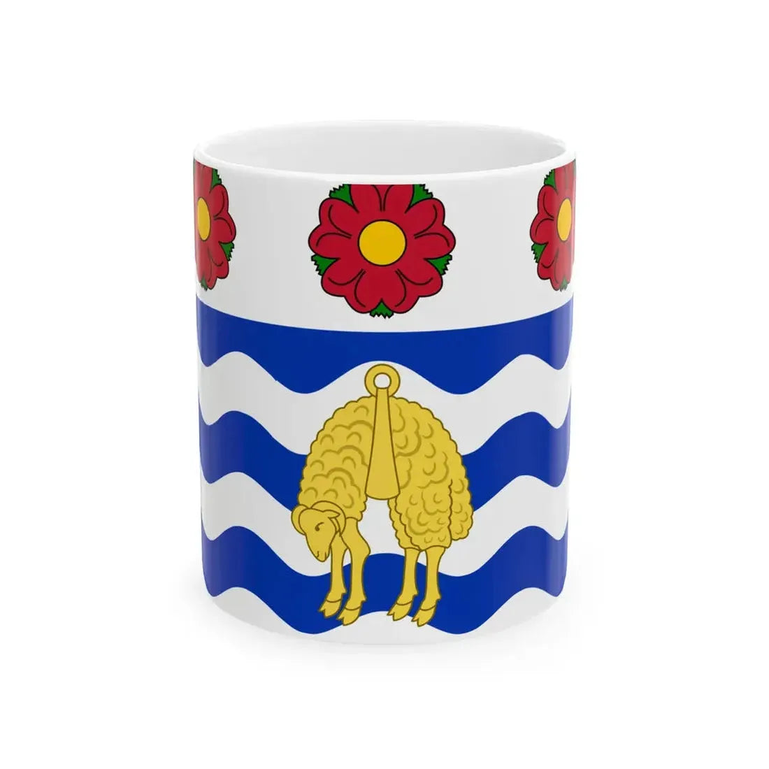 Flag of Napier City (New Zealand) White Coffee Mug 11oz - Go Mug Yourself