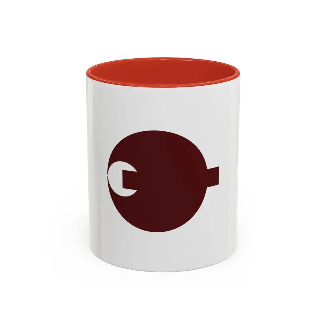 Flag of Nara Prefecture Japan - Accent Coffee Mug 11oz Red - Go Mug Yourself