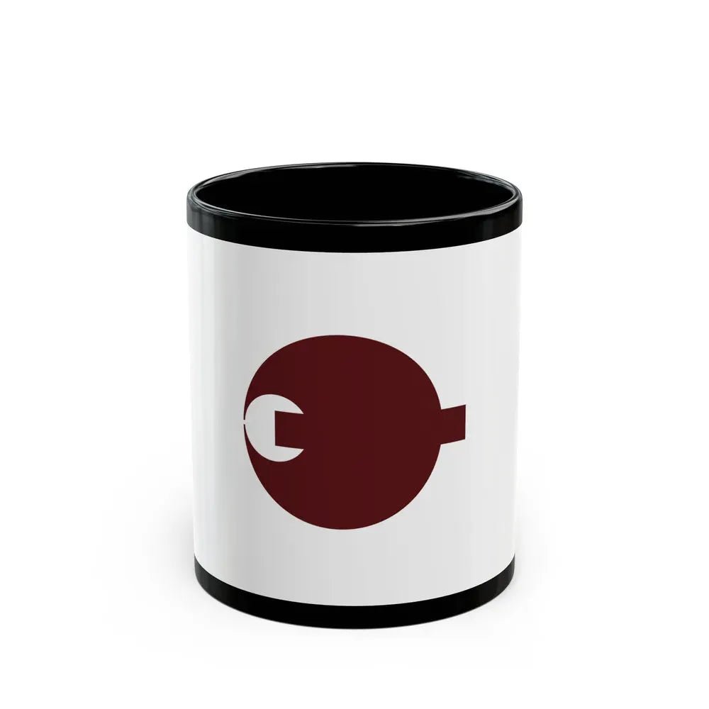 Flag of Nara Prefecture Japan - Black Coffee Mug 11oz - Go Mug Yourself