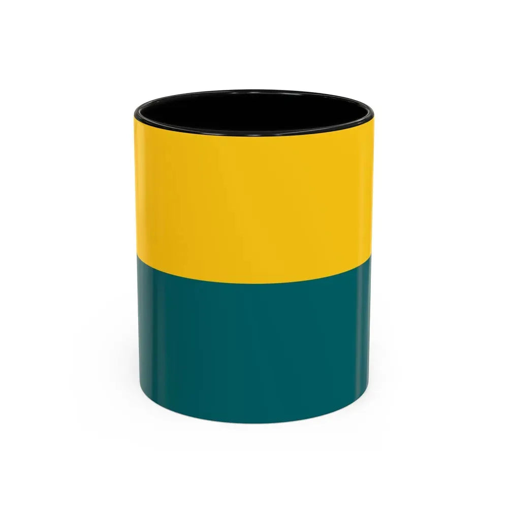 Flag of Narva Estonia - Accent Coffee Mug 11oz Black - Go Mug Yourself